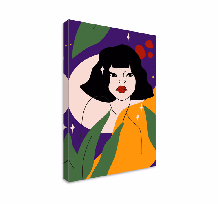 Canvas schilderij mensen en karakters hedendaagse portretten - TenStickers