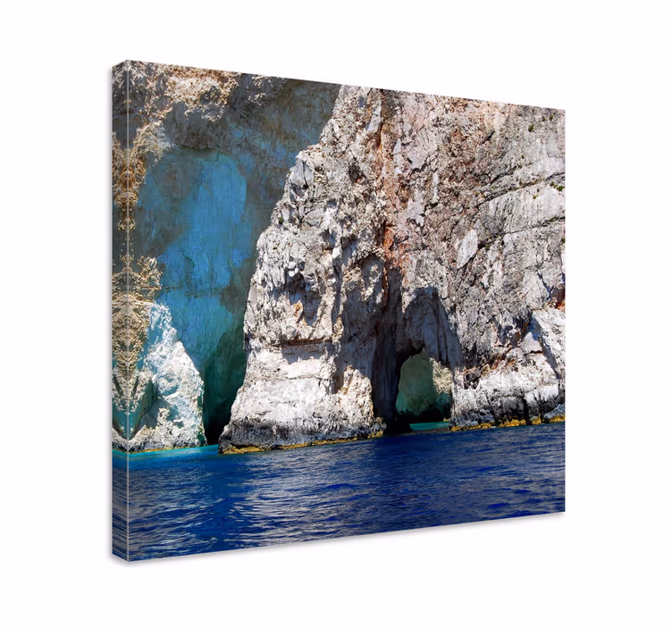 Canvas landschap kustrotsformatie - TenStickers