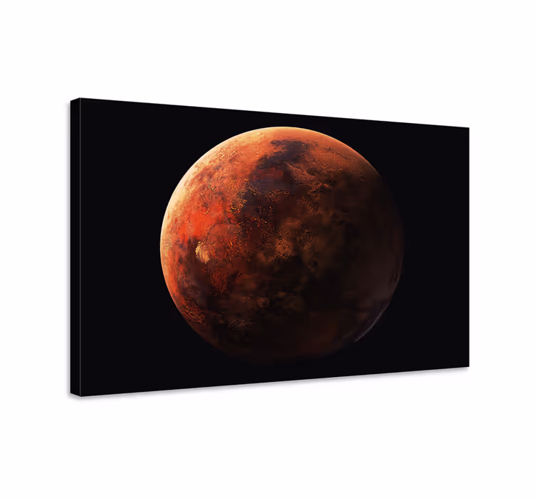 3D canvas schilderij Rode mars - TenStickers