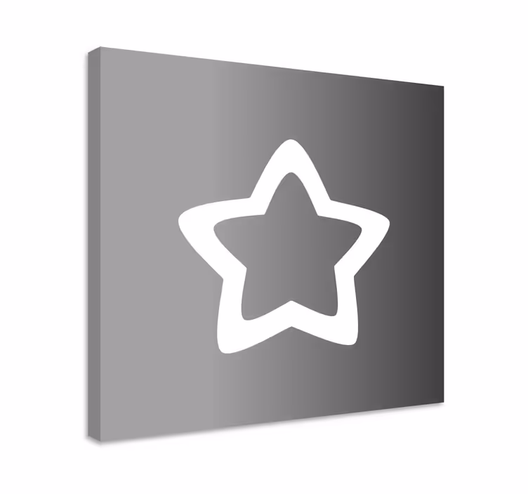 Ornament canvas schilder sterrenomtrek - TenStickers