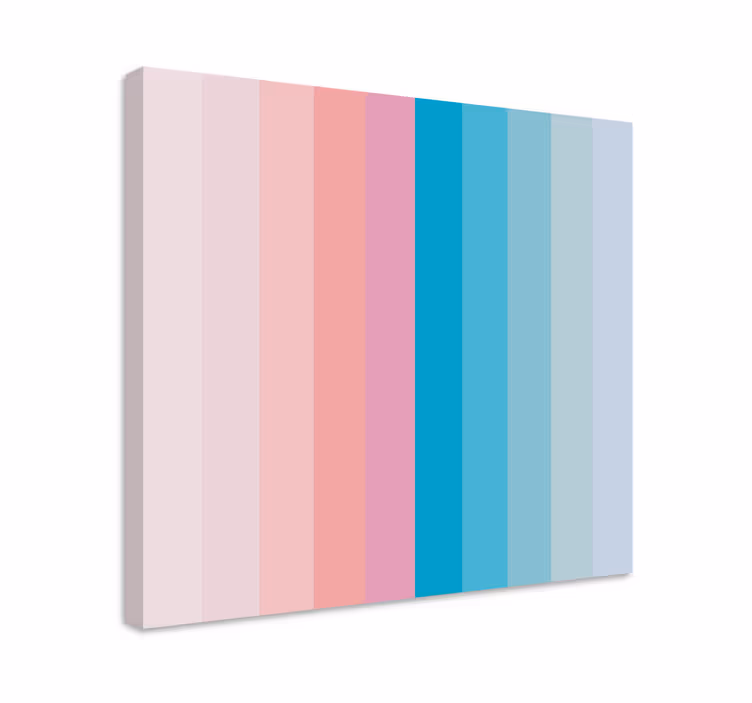 Ornament canvas schilder zachte gradient tinten - TenStickers