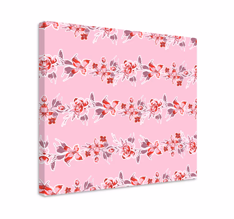 Canvas schilderij bloemen en planten botanische creatie - TenStickers