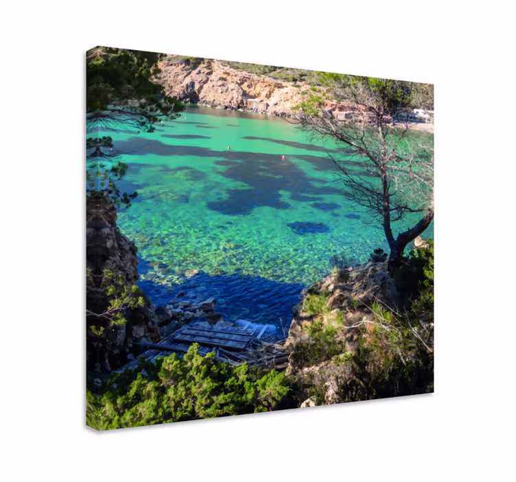 Canvas landschap vredig oceaanlandschap - TenStickers