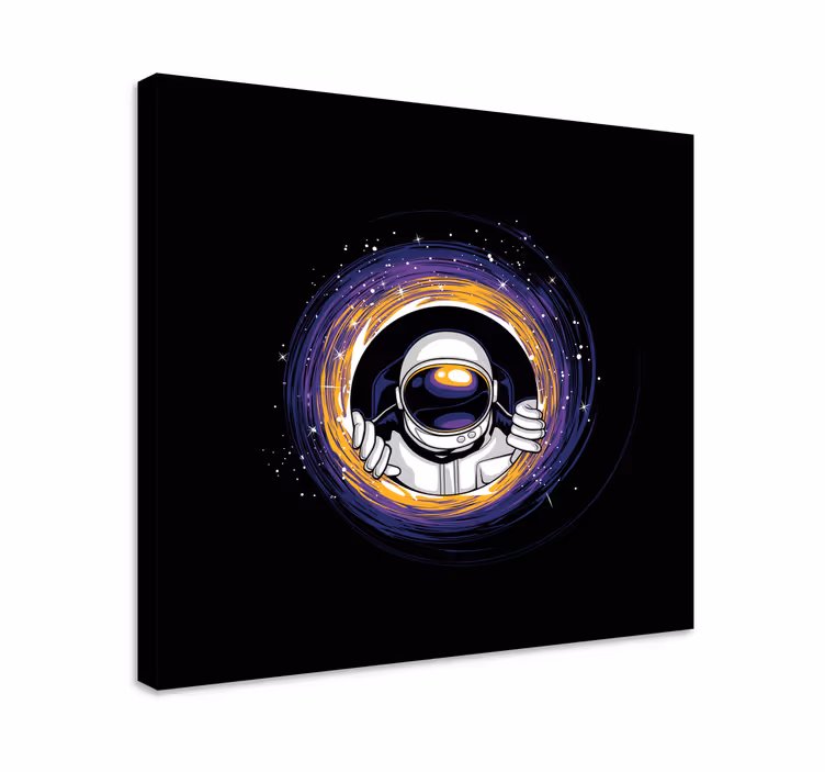 Videogame canvas astronaut omarm portaal - TenStickers