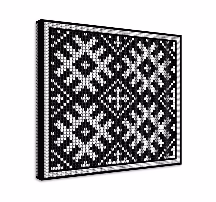 Modern canvas schilderij elegant patroon ontwerp - TenStickers