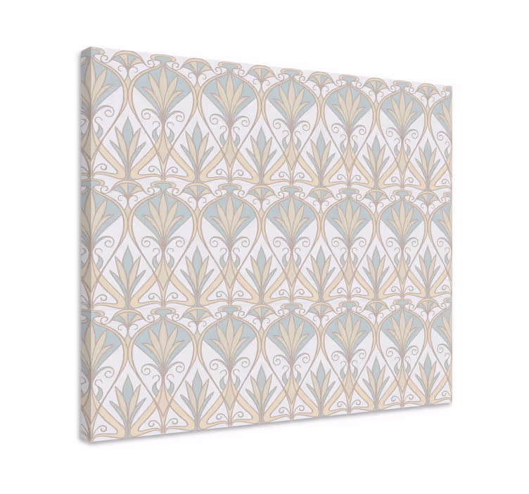 Ornament canvas schilder elegant bloemenpatroon - TenStickers