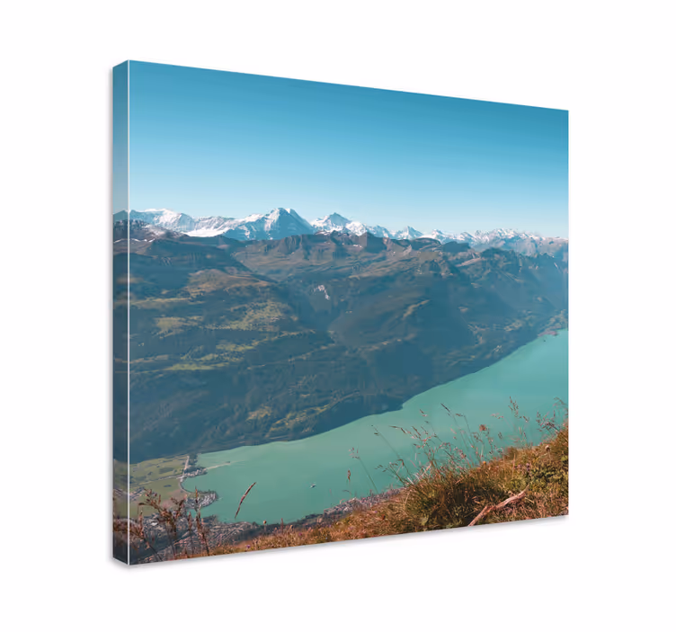 Canvas landschap serene berguitzicht - TenStickers
