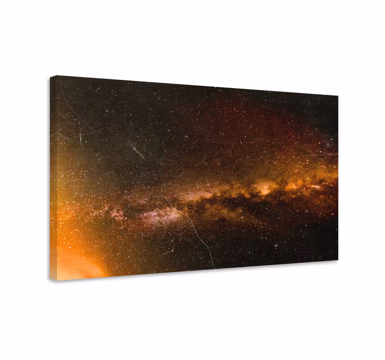 Ornament canvas schilder kosmisch melkweg tafereel - TenStickers