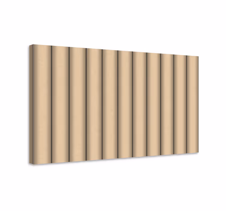 Ornament canvas schilder textuur verticale lijnen - TenStickers