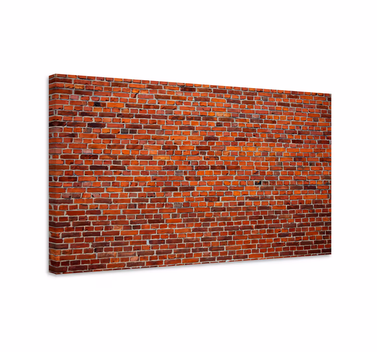 Ornament canvas schilder textuur baksteen patroon - TenStickers