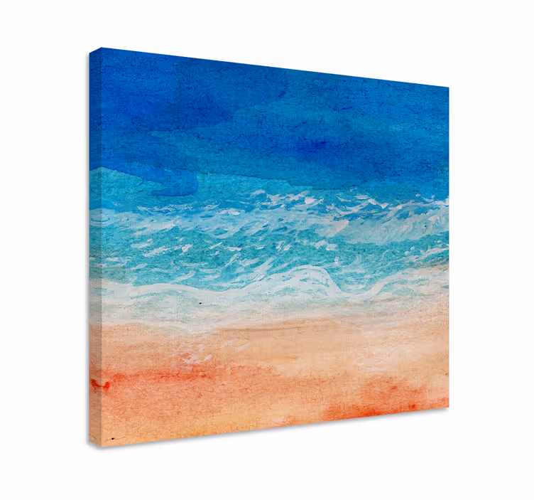 Canvas landschap oceaan golf tranquiliteit - TenStickers