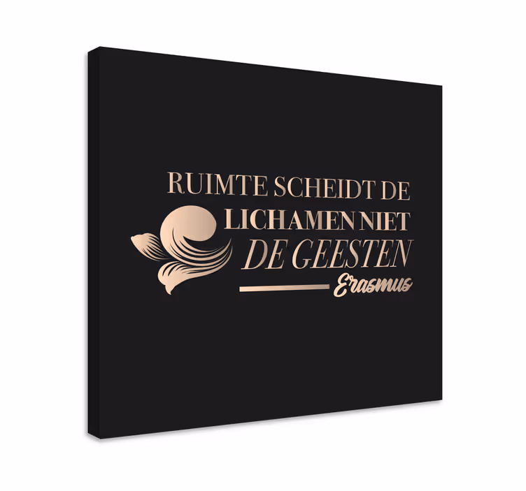 Canvas schilderij tekst filosofische quote - TenStickers