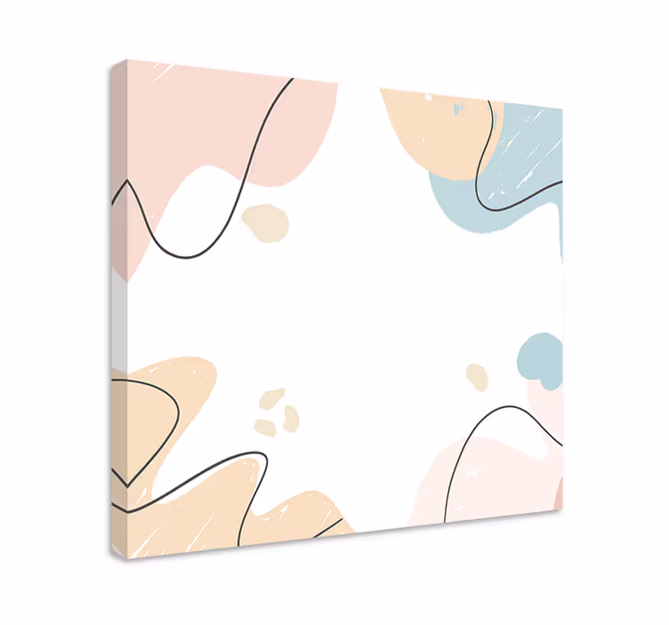 Canvas stilleven en fruit abstract fruity shapes - TenStickers