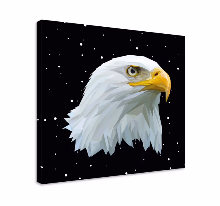 Canvas schilderij vogels adelaarsportret - TenStickers