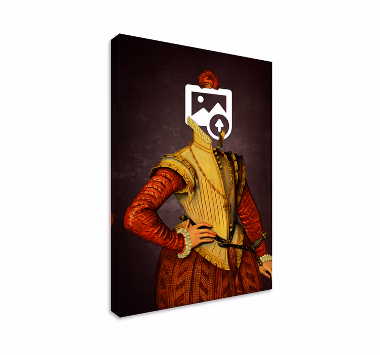 Gepersonaliseerde canvas schilderij kat - TenStickers