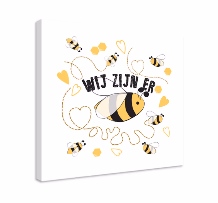 Canvas schilderij we will bee there - TenStickers