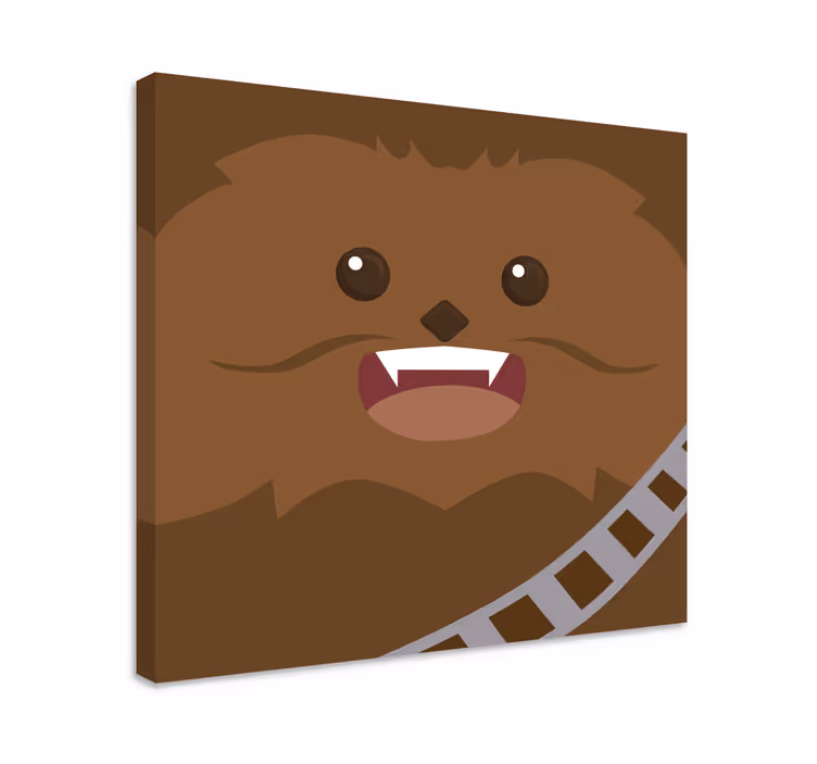 Chewie karakter canvas schilderij - TenStickers