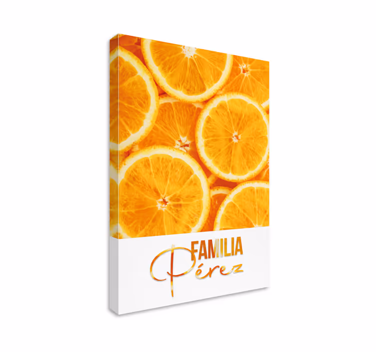 Sinaasappelen Canvas stilleven en fruit - TenStickers