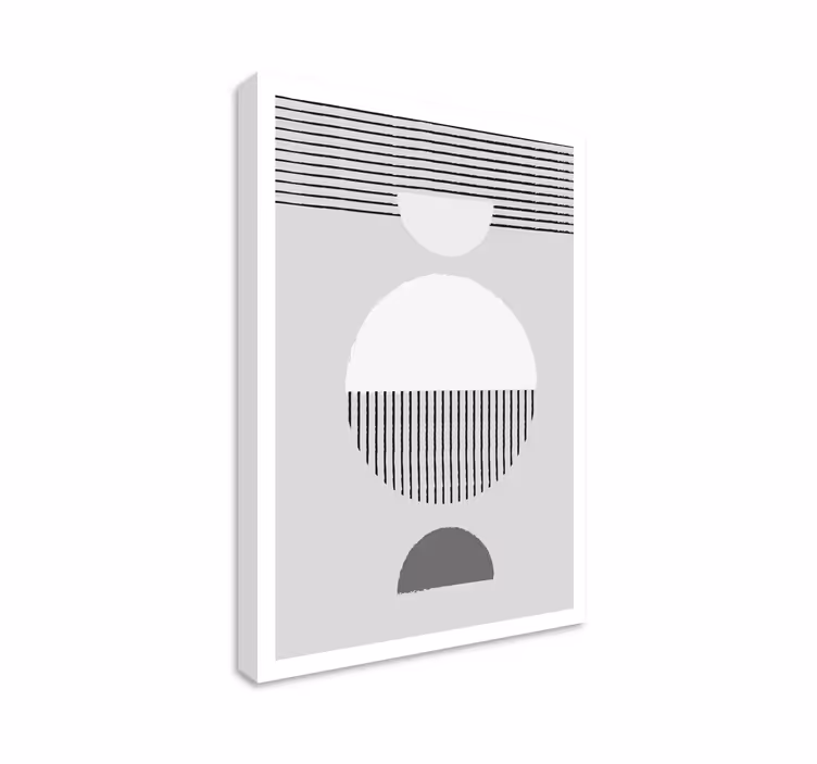 Scandinavische stijl Canvas schilderij eetkamer - TenStickers