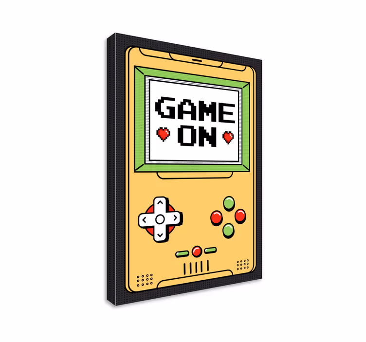 Canvas van videospelletje console - TenStickers