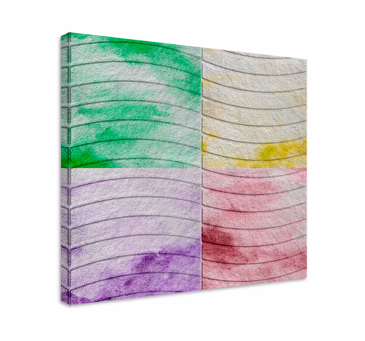 Ramblas tegels Canvas schilderij woonkamer - TenStickers