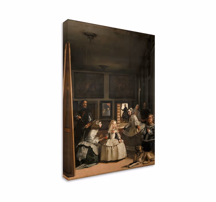 "Las Meninas" Canvas schilderij kunst - TenStickers