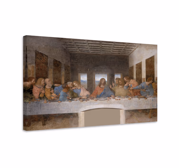 Het Laatste Avondmaal canvas schilderij  - TenStickers
