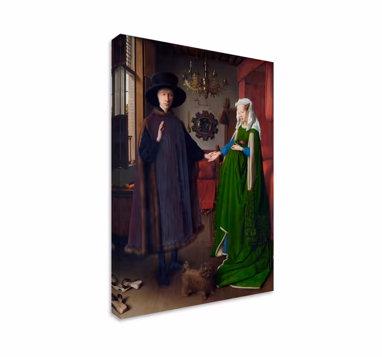 Het Arnolfini Portret schilderij - TenStickers