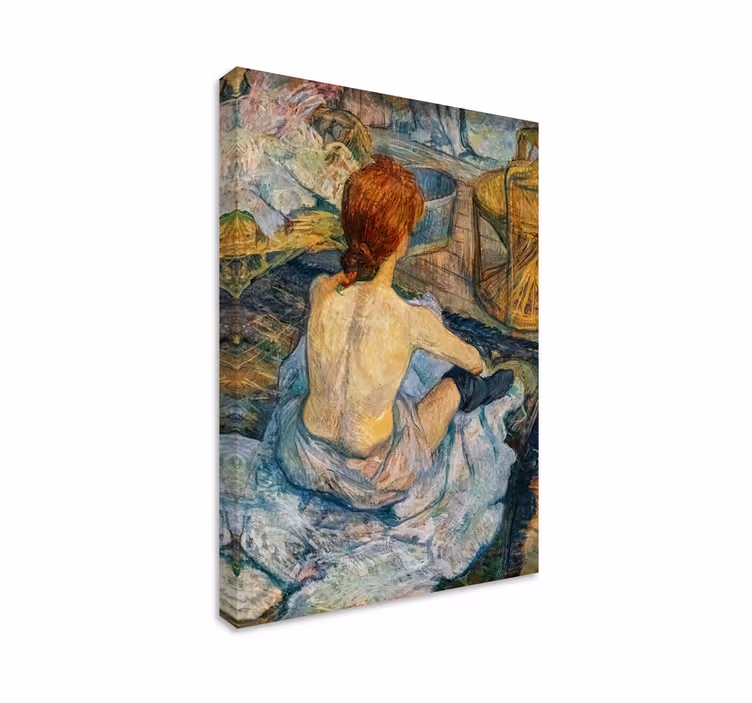 "La Toilette" canvas schilderij  - TenStickers