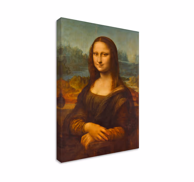 De Mona Lisa Da Vinci Canvas schilderij kunst - TenStickers