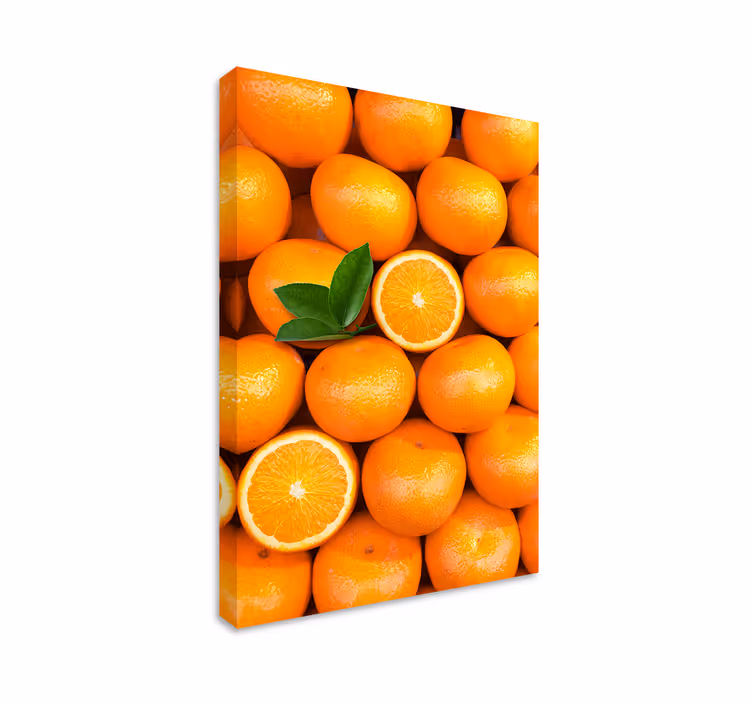 Stilleven Sinaasappelen Canvas  - TenStickers
