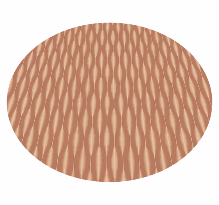 ikat kasuri mokka mousse vinyl tapijt modern - TenStickers