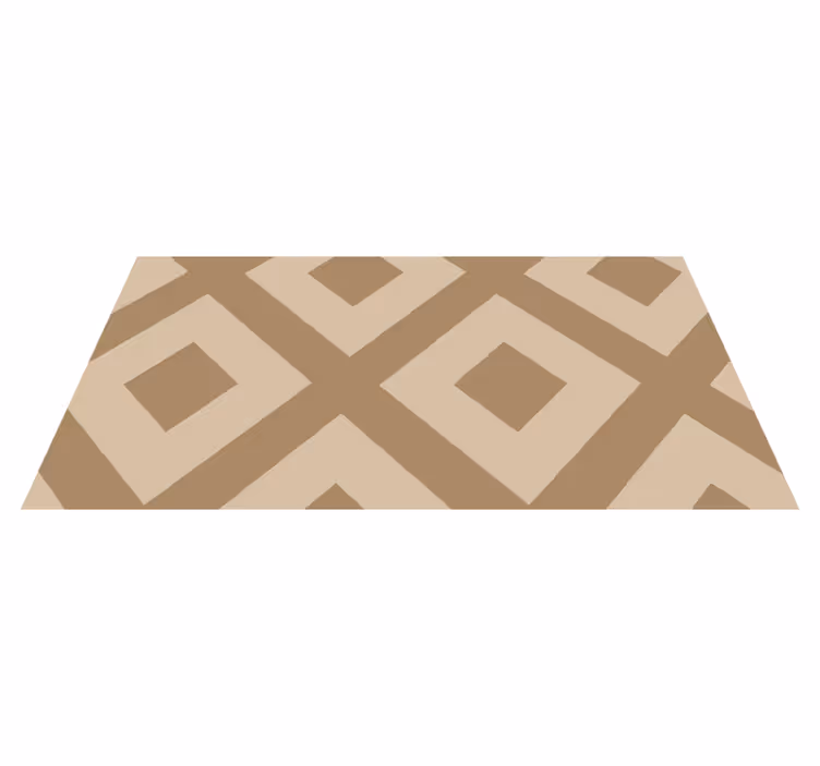 Beige stof imitatie vinyl tapijt badkamer - TenStickers