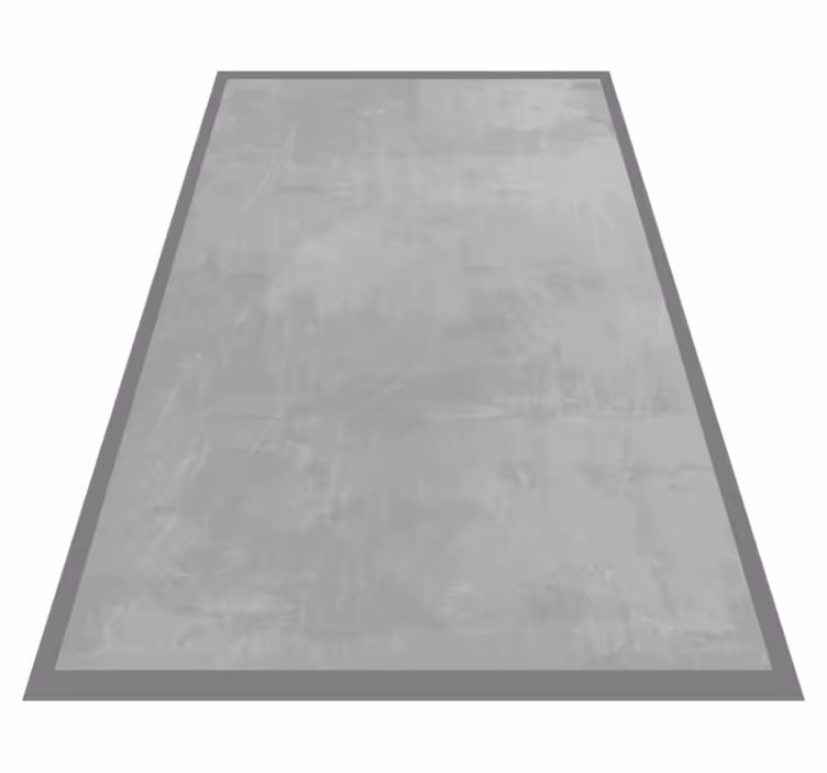 Glad grijs vinyl vloerkleed keuken - TenStickers