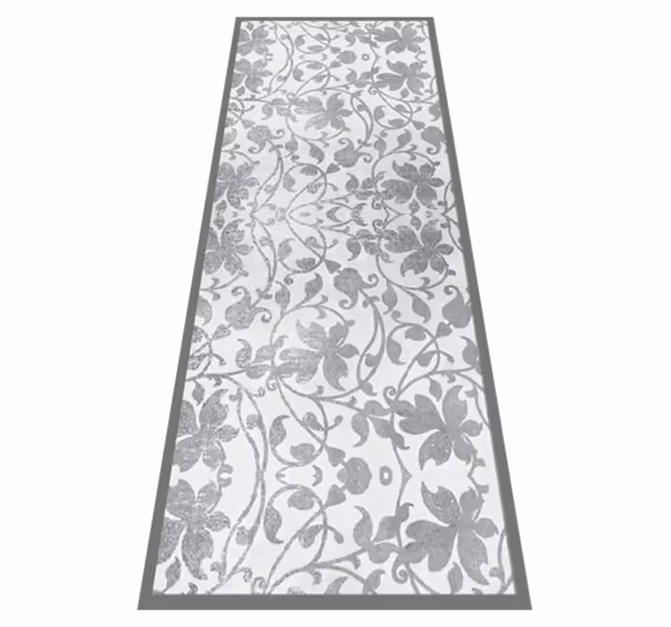Cementdamast vinyl vloerkleed keuken - TenStickers