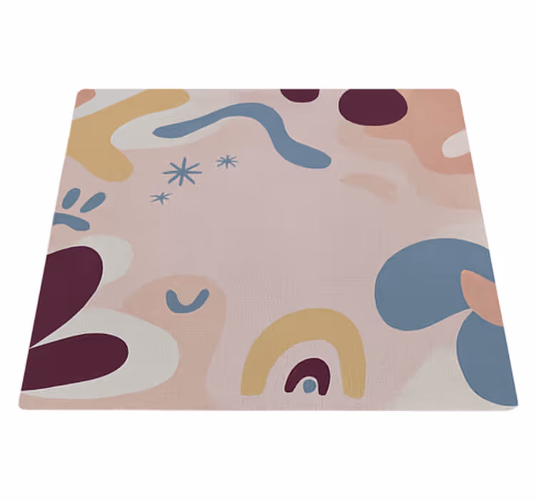 Abstracte moderne stof buitenvinyltapijt - TenStickers