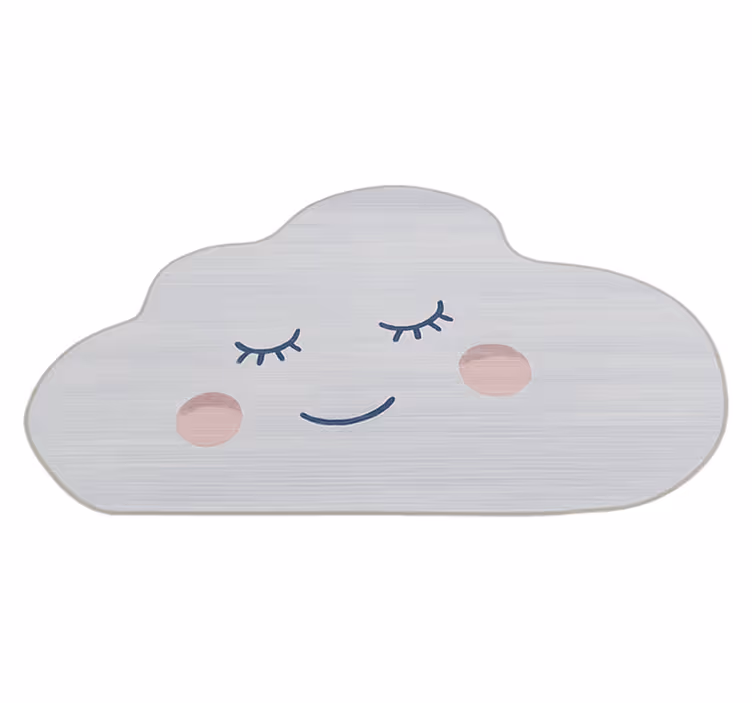 Slapende wolkenontwerp vinyl tapijt voor meer kinderen - TenStickers