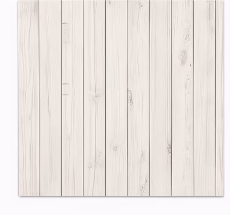 Verweerd wit hout vinyl tapijt eetkamer - TenStickers