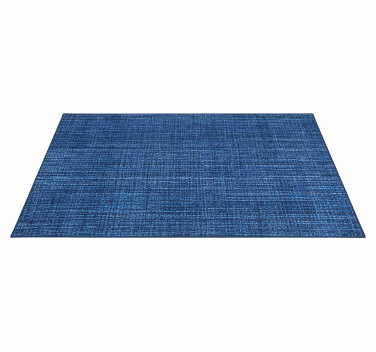 Vinyl tapijt andere textuur blauw stofeffect - TenStickers