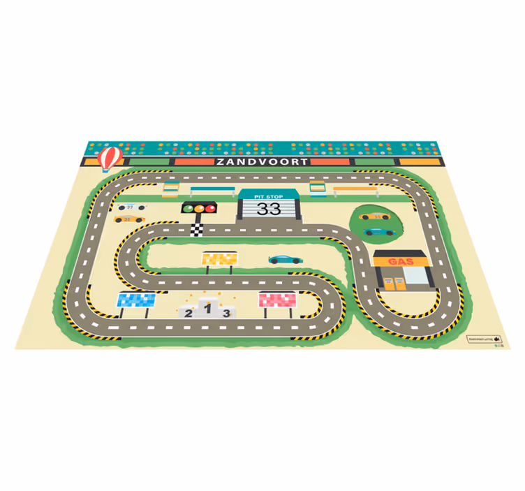 Vinyl tapijt snelweg zandvoort circuit max verstappen - TenStickers