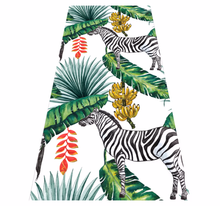 Dieren vinyl tapijt natuurpatroon - TenStickers