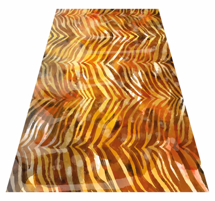 Dieren vinyl tapijt zebra waterverf textuur - TenStickers