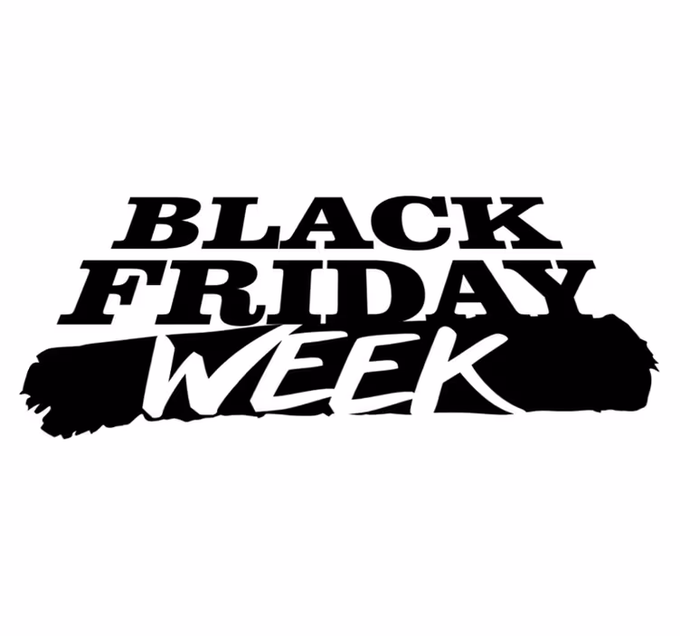 Black friday vinyl tapijt weekactie aanbieding - TenStickers