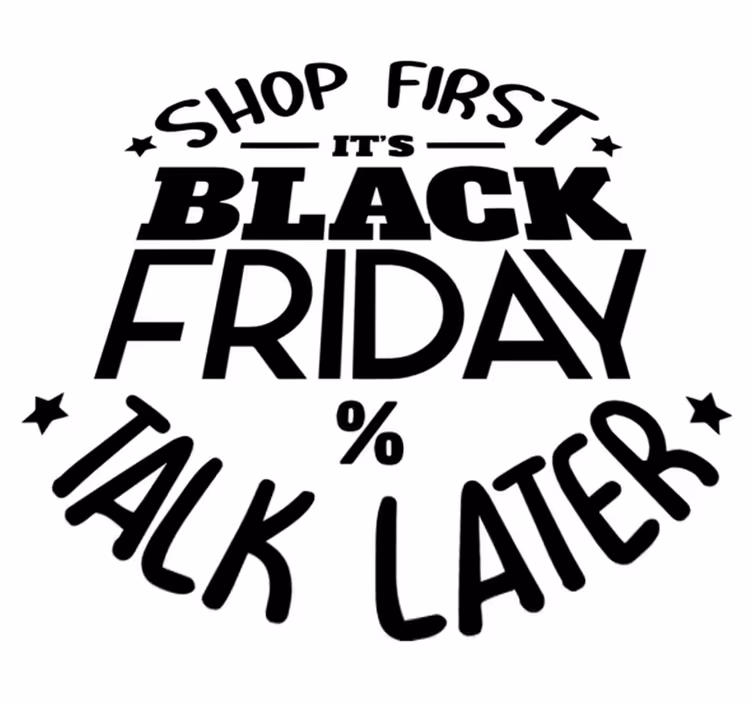 Black friday vinyl tapijt koop eerst praat later - TenStickers
