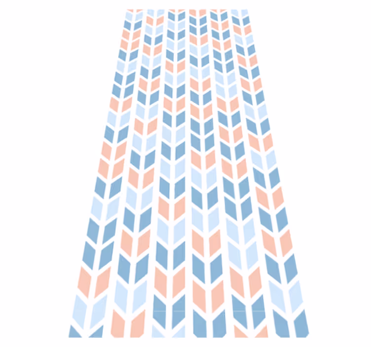 Vinyl vloerkleed keuken nordic stijlen verticale pijlen - TenStickers