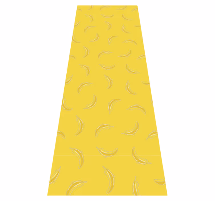 Vinyl vloerkleed keuken pantone bananen - TenStickers