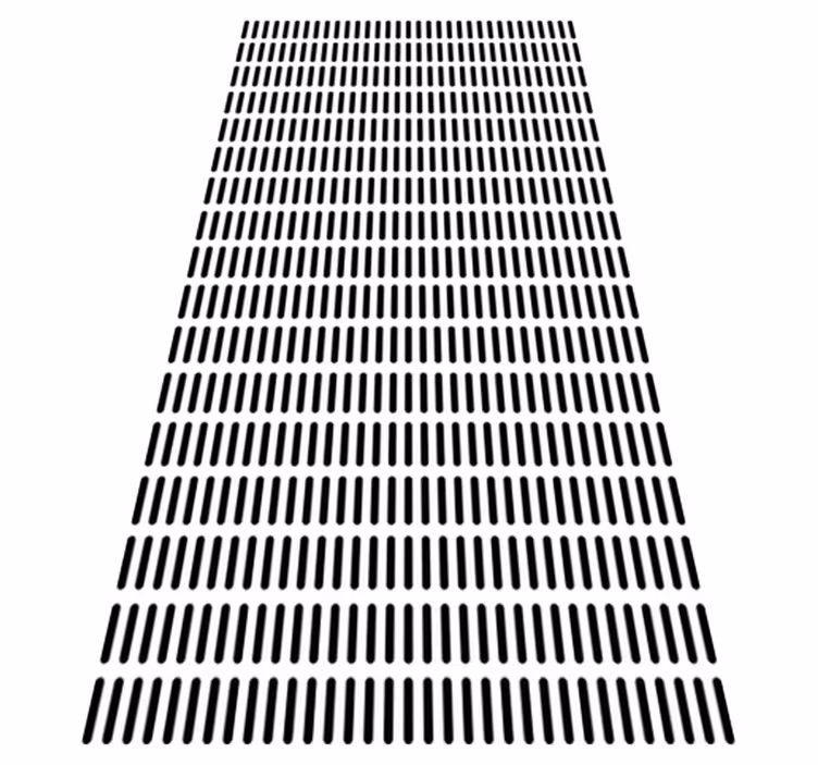Vinyl vloerkleed badkamer minimalistische lijnen - TenStickers
