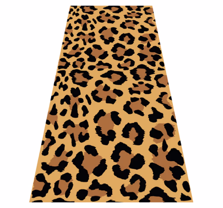 Vinyl tapijt dierenprint panterprint - TenStickers