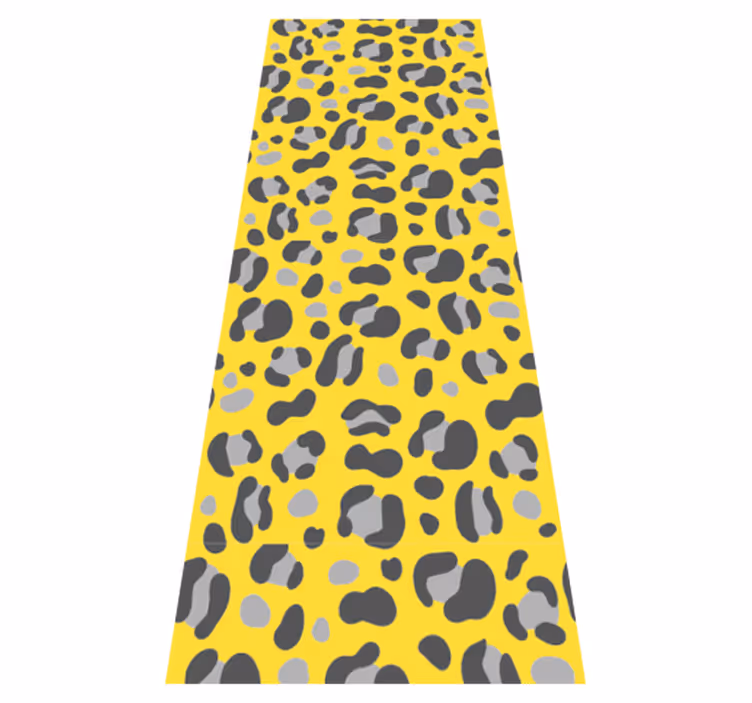 Vinyl tapijt dierenprint pantone luipaardprint - TenStickers