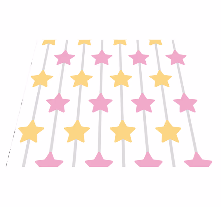 Vinyl tapijt sterren fenomenale zoetheid - TenStickers